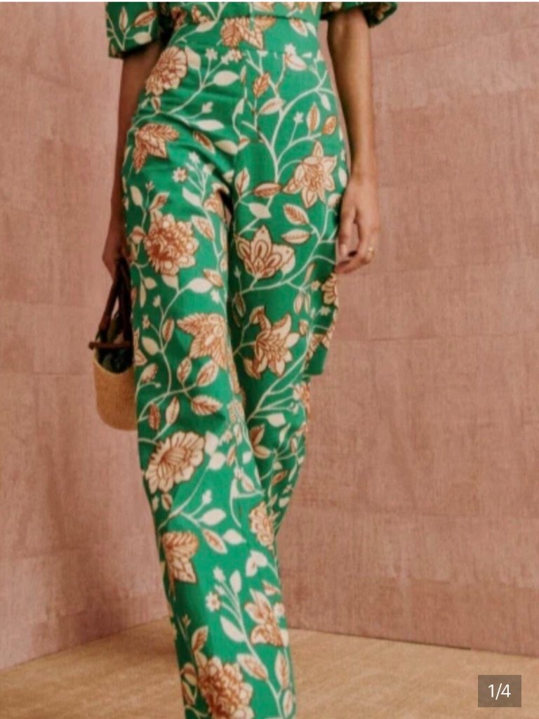 Sezane Baptisto Trousers In Gemini Print